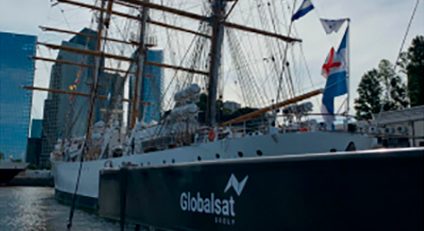 Globalsat Argentina and the Fortuna III sail at full speed with Iridium Certus®